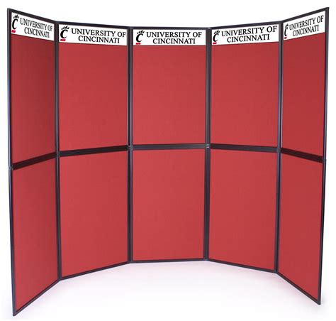 portable trade show display panel hook loop receptive fabric