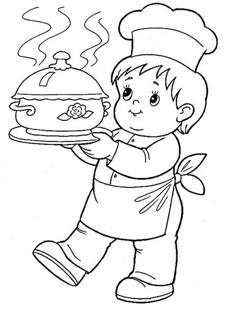 chief cook coloring pages