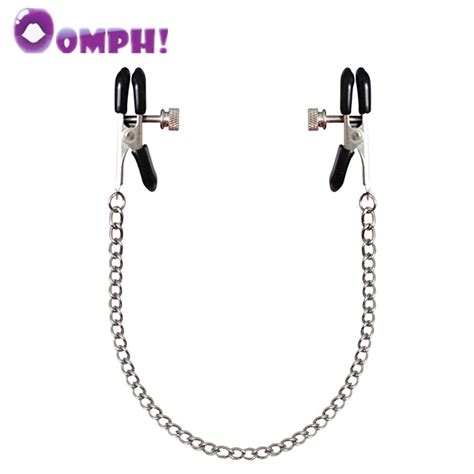 Oomph Novelty Metal Chain Nipple Camps Stimulate Papilla Clip Female