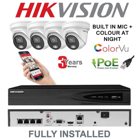 hikvision colorvu mp ip camera systems satfocus security