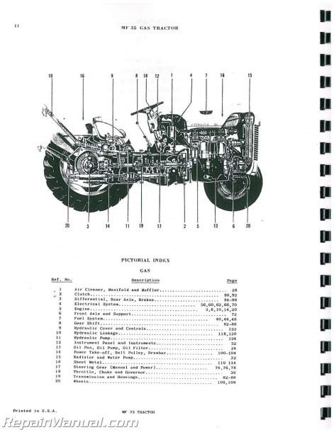 massey ferguson  parts diagram