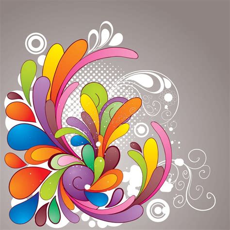 colorfuldrawing stock vector illustration  flowing