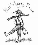 Finn Huckleberry Adventures Choose Board Twain Mark Drawings sketch template