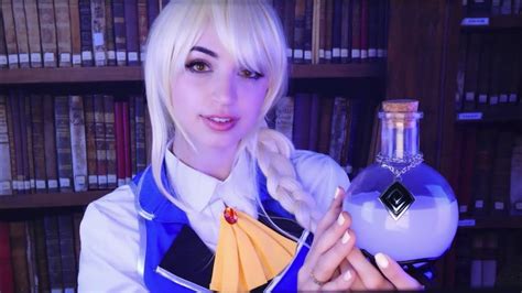 Asmr Guild Girl Gets You Ready For A Quest Youtube