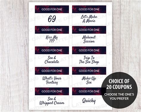 Christmas Sex Coupons For Him Love Sex Coupons For Men Sexy Etsy Canada