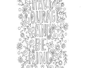 serenity prayer quote coloring page instant