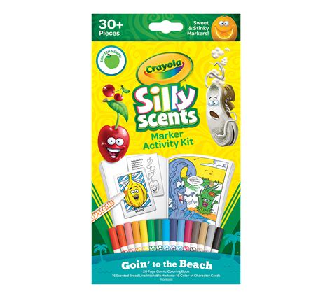 crayola silly scents markers  count scented art tools assorted