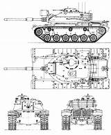 M60 Armor sketch template
