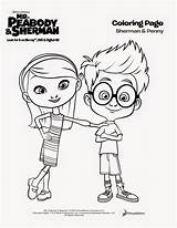 Sherman Peabody Mr Coloring Printable Colouring Pages Giveaway Sheets Ray Quotes Activity Blu Fheinsiders Dvd Wabac Take Screen Template Quotesgram sketch template