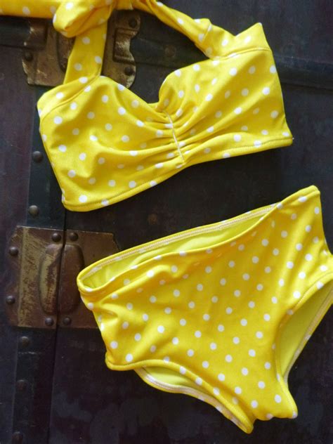 itsy bitsy teeny weeny yellow polka dot bikini girls size 2 12