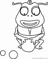 Larva Coloring Pages Brown Cartoon Coloringpages101 Popular Color Online sketch template