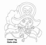 Chopper Piece Coloring Pages Deviantart Drawing Lineart Film Shinigami Sekai Oda Line Color sketch template