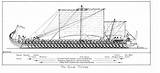 Trireme Warship Sail Rowing Oarsmen Positions Maritimehistorypodcast Battaglia Salamina sketch template