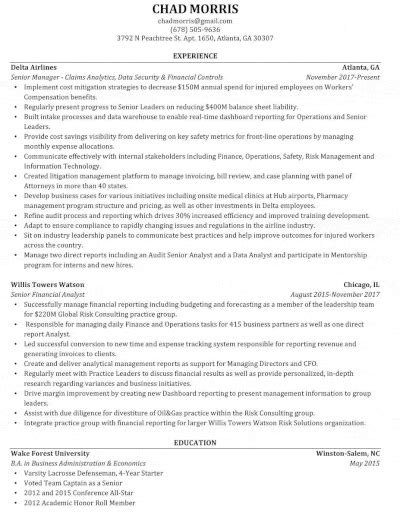 consulting resume complete guide
