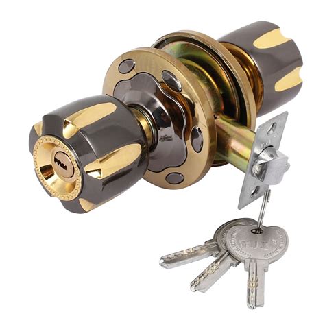 bathroom bedroom locking ball knob door locks  keys thickness  mm walmart canada