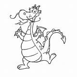 Dragon Pages Happy Coloring Printable Colouring Print Size Jolly sketch template