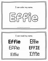 Effie sketch template