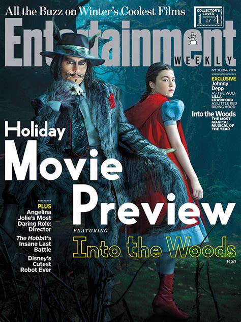 into the woods entertainment weekly unveils 4 new covers