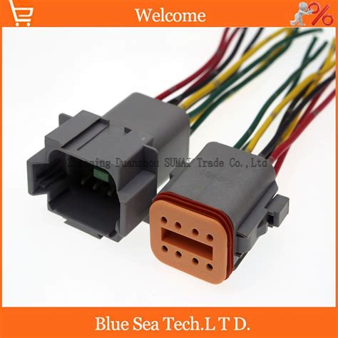 pairs deutsch dt   dt p  pin enginegearbox electrical connector  cable  car