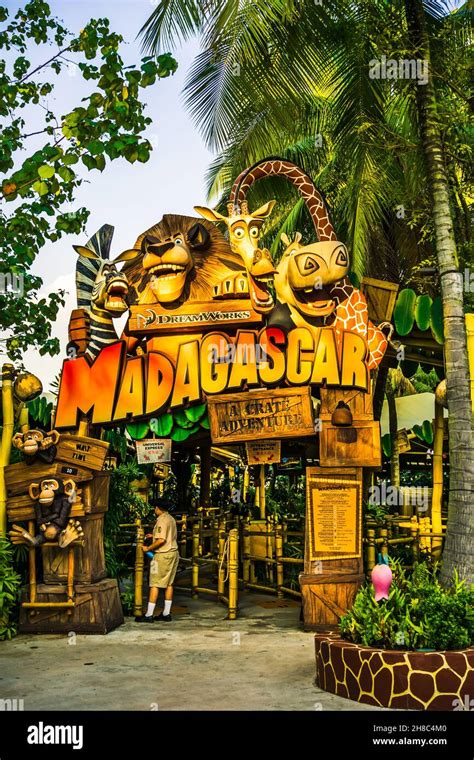 madagascar  universal studios singapore theme park located  resorts world sentosa