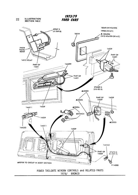 bronco rear window wiring diagram wiring diagram