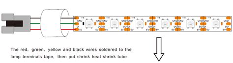 volt led strip light wiring diagram   wire led strip lights  parallel