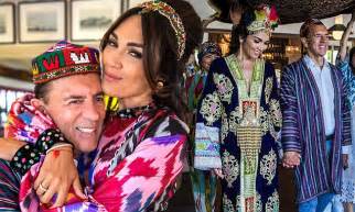 Duncan Bannatyne In Traditional Clothing For Uzbek Wedding Daily Mail