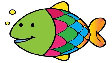 fish coloring pages  preschoolers   draw  fish step  step