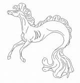 Hippocampus Deviantart sketch template