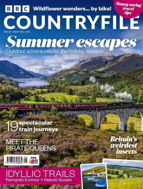Bbc Countryfile Magazine August 2022 Back Issue