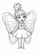 Coloring Pages Fairies Fantasy Disney Kids Fairy sketch template