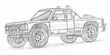 Bronco Prerunner Ford Lineart Coloring Pages Template Gmc Source sketch template
