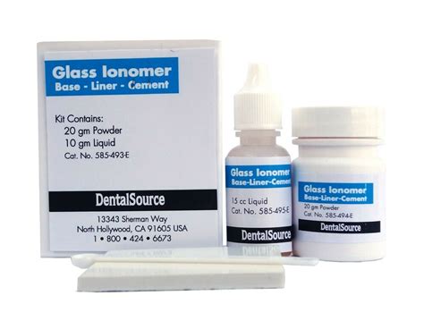 permanent glass ionomer dental cement crown bridge veneer