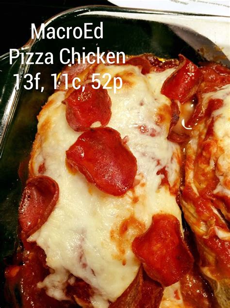 pizza chicken getmacroed  carb pizza recipe recipe macros diet