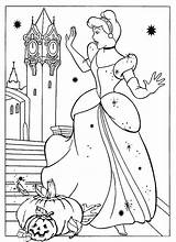 Cinderella Colorier Coloriage Contes Elven Perrault Dessin sketch template
