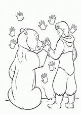 Brother Bear Coloring Pages Print Color sketch template