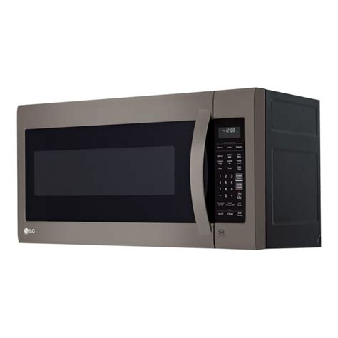 lg lmvbd microwave oven  range  cu ft   black stainless steel