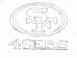 49ers Logo Drawing Coloring Pages Helmet Paintingvalley Drawings Color sketch template