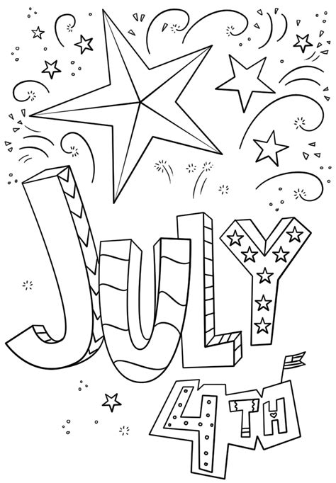 july coloring pages  facebook july colors printable