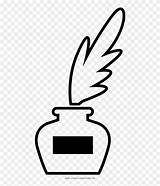 Quill Pinclipart sketch template