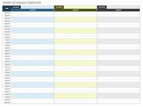 event planner template    event planning templates