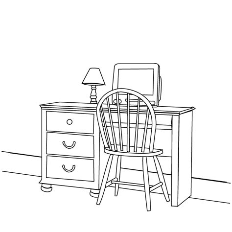 coloring pages office