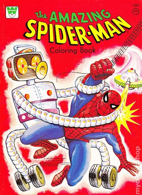 amazing spider man coloring book sc   whitman comic books
