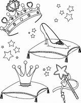 Coloring Princess Crown Beautiful Collectibles Pages Netart Royal Print Family sketch template