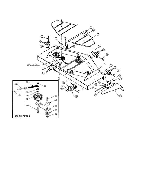 swisher   pull  mower belt diagram