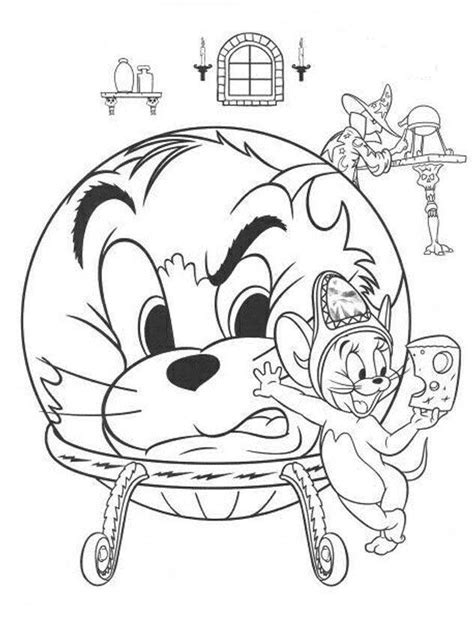 coloring pages jerry mouse clip art library