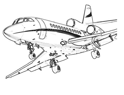 easy airplane drawing  getdrawings