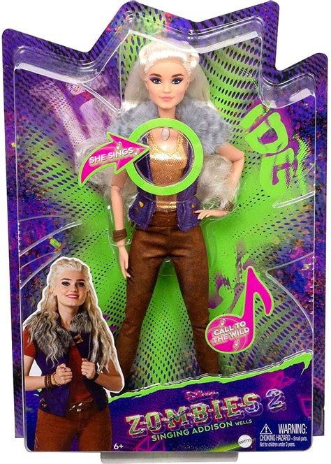 disney zombies  addison wells  deluxe singing doll suede pants mattel toywiz