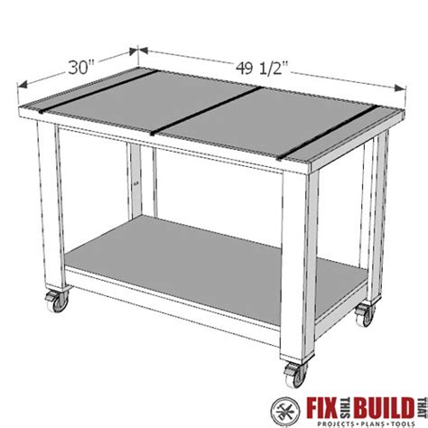 build  table  outfeed table  plans fixthisbuildthat