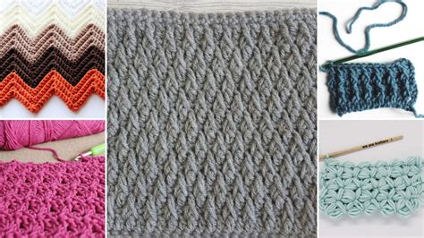 easy crochet textured stitch patterns easy crochet patterns